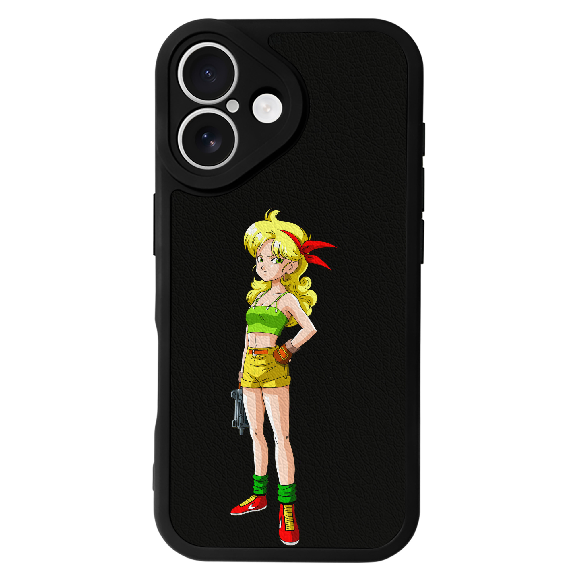（画像用） ドラゴンボール DRAGON BALL 【iPhone 16シリーズ対応】シリコンスマホケース（レザー調） 材質：シリコン